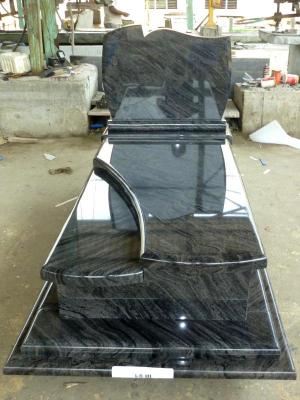 Multicolour Dark Grey / Blue Nagrobek Granitowych