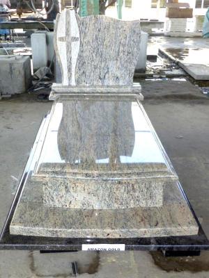 Multicolour Grey / Yellow Nagrobek Granitowych