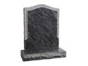 Rustic Pitched Bleu Granite Memorial 