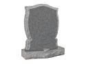 Rustic Pitched Grey Granite Memorial 
